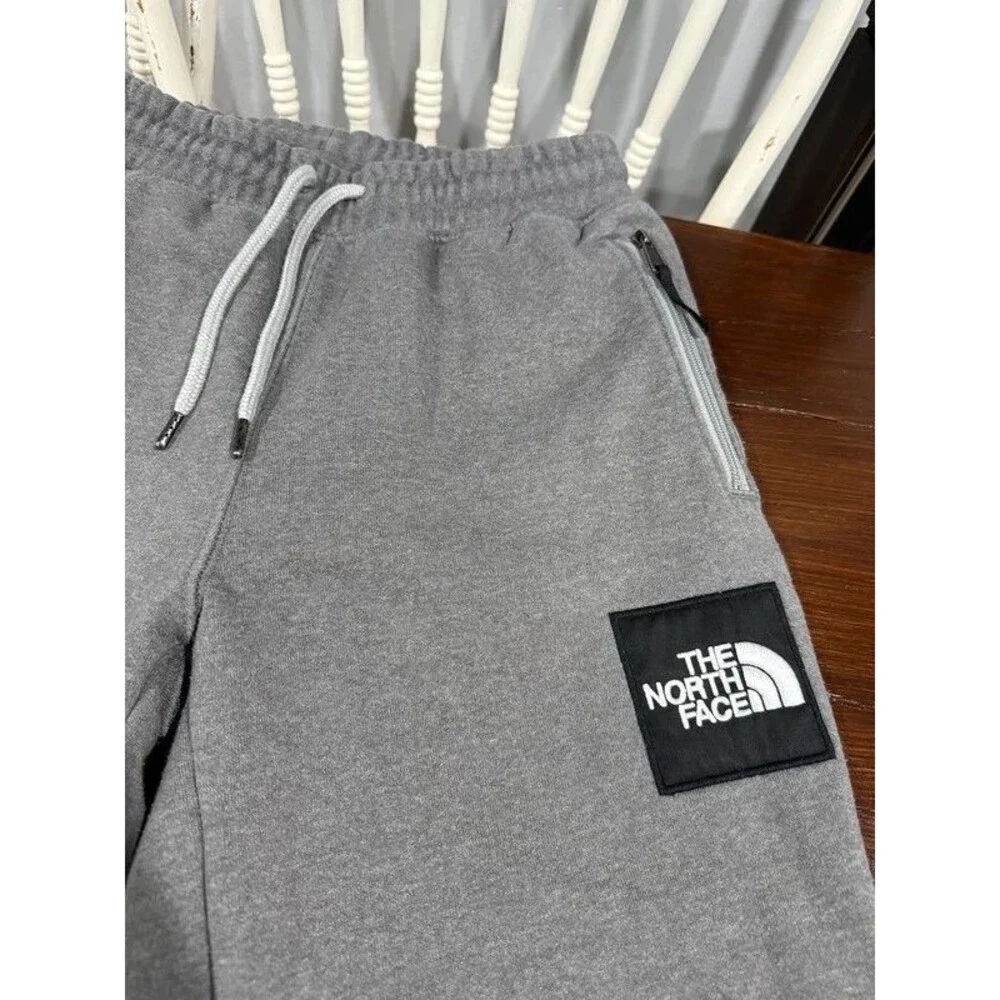 The North Face Heavyweight Box Fleece Sweatpants Gray Joggers Men’s Small